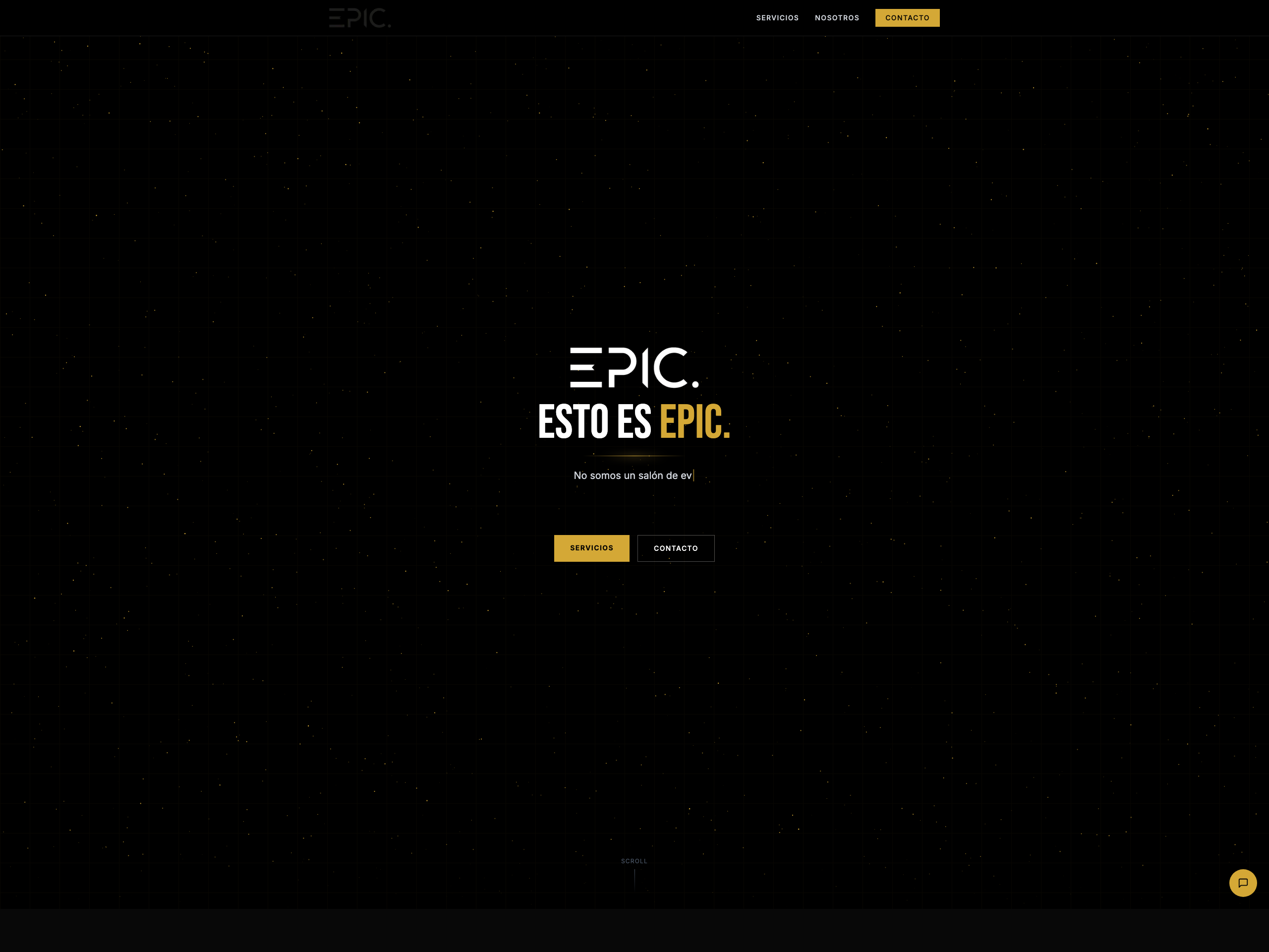Captura del sitio de Epic Arena